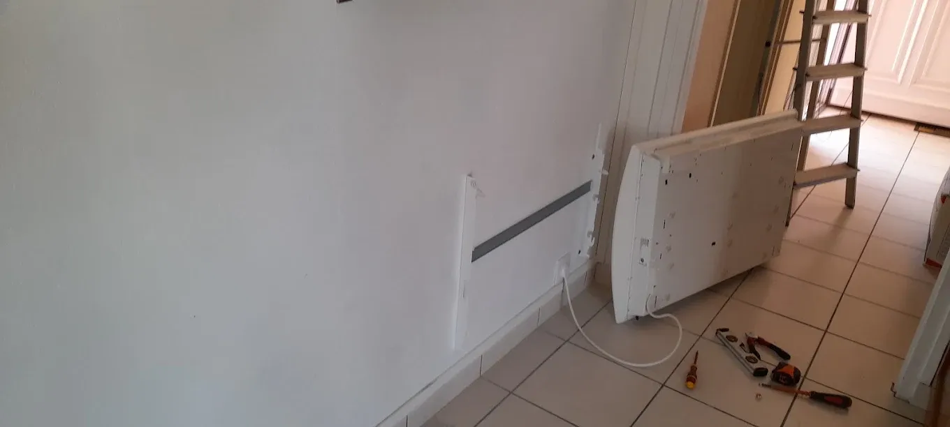 Pose de radiateurs électriques